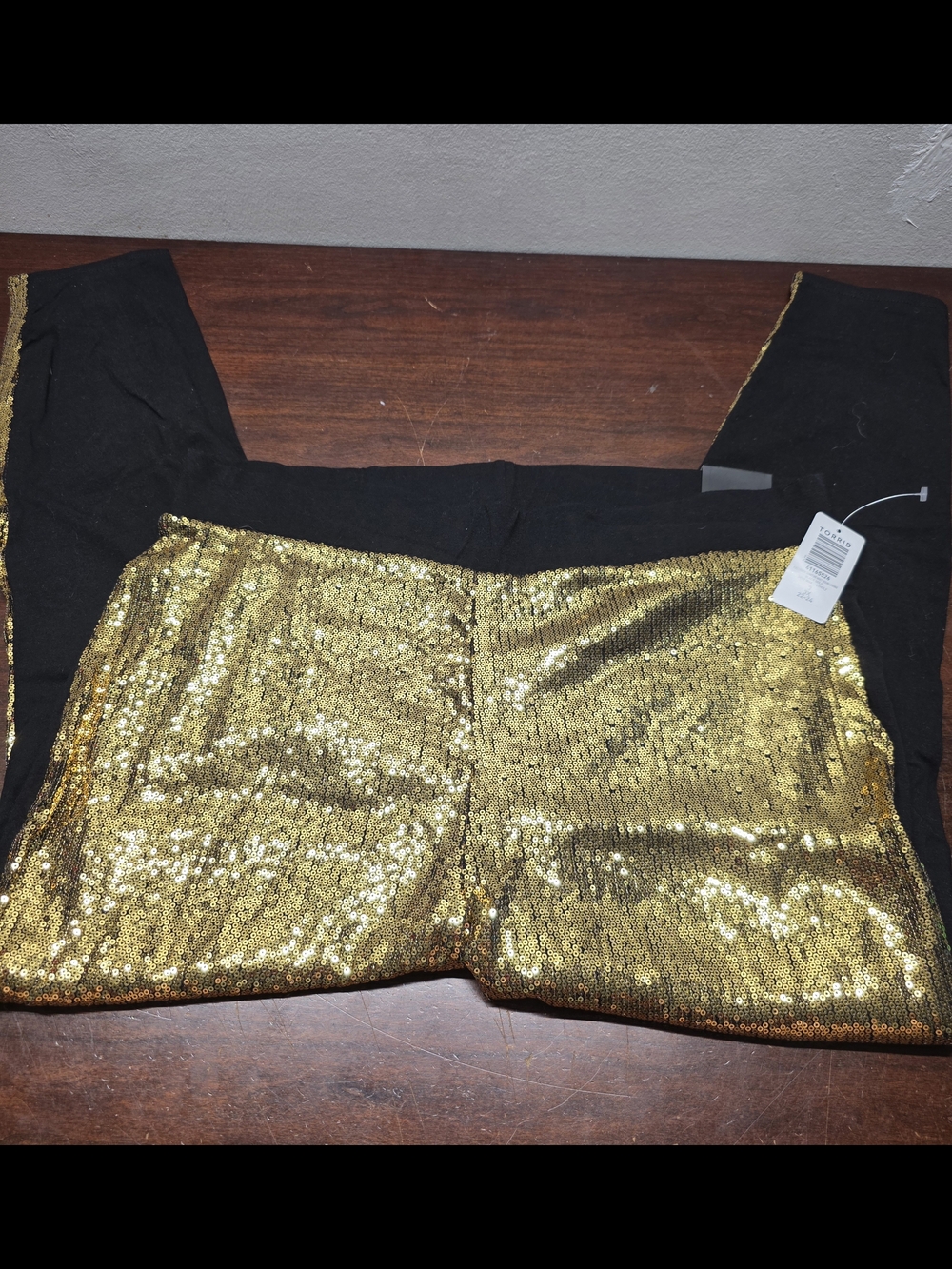 torrid Gold Sequin Leggings